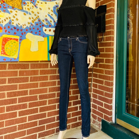 7 for All Mankind Ankle Skinny Jeans Mid Rise - Picture 5 of 8